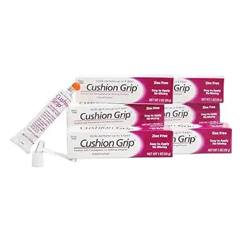 Cushion Grip Thermoplastic Denture Adhesive - Refits & Tightens Dentures