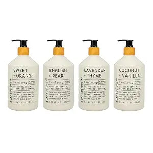 Home & Body Company Soap Culture 41 Hand Soap Collection 21.5 fl oz x 4