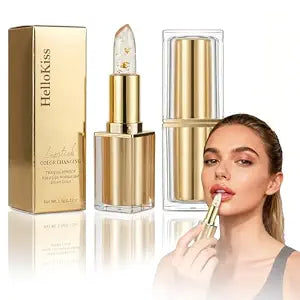 pH Adjusting Lipstick for Mature Women, Transferproof Clear Lip Gloss, Clear lip stick That Changes Color, Long Lasting 24 Hours Moisturizing, Suitable for All Skin Tones