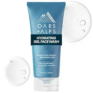 Oars + Alps Hydrating Gel Face Wash, Everyday Gentle Face Wash, 1pk, 5oz