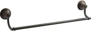 KOHLER 11410-2BZ Bancroft 18-Inch Towel Bar, Oil-Rubbed Bronze