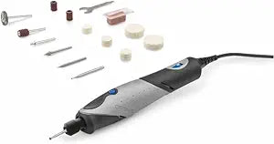 Dremel Stylo+ Craft Rotary Tool Kit with 15 Accessories - Engraving Pen for Wood Carving, Glass Etching, and Jewelry Making (2050-15)