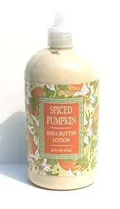 Greenwich Bay Spiced Pumpkin Hand and Body Lotion with Shea Butter, Pumpkin Oil, Clove Oil and Cocoa Butter 16oz