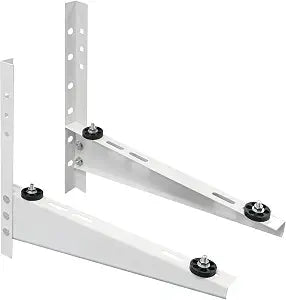 Mini Split Wall Mounting Bracket Heavy DutyUniversal Fit for 9000-18000 BTU Ductless Air Conditioners & Heat Pumps, Holds Up to 330 lbs for Outdoor HVAC Compressor