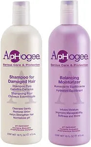 ApHogee Shampoo for Damaged Hair + Balancing Moisturizer 16oz"Set"