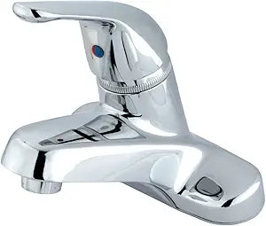 Kingston Brass KB541G Chatham 4" Centerset Bathroom Faucet, Polished Chrome, Grid Strainer