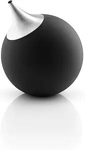 EVA SOLO | Soap Dispenser | Silicone with a Stainless Steel Spout for Kitchen Dish or Hand Soap | Danish Design, Functionality & Quality | Black