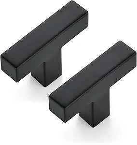Ravinte 30 Pack 2 inch Length Square Cabinet Pulls Matte Black Stainless Steel Kitchen Drawer Pulls Cupboard Handles Cabinet Handles