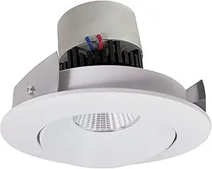Nora Lighting NPR-4RCCDXMPW Nora Lighting NPR-4RCCDX Pearl 4" LED Adjustable Recessed Trim - Comfort Dimming - Cone Reflector