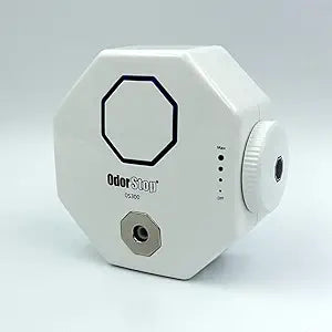 OdorStop OS300 Professional Grade Mini Ozone Generator Ionizer for Deodorizing and Purifying Small Areas Such as Bathrooms, Bedrooms, Personal Workspaces, Hotel Rooms, Offices, and RVΓs (300 sq ft +)