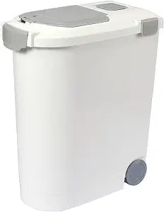 Ashfield & Harkness Airtight Pet Food Storage Container, up to 30 Lbs/ 36 Qt for Dog Cat Bird and Other Pet Food Storage, Easy Acces Including Scoup, Easy Access, Lightweight Keeps Pet Food Fresh