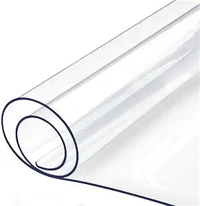 Clear Plastic Tablecloth Large Furniture Protector Waterproof Wipeable Vinyl Tablecloth PVC for Rectangle Dining Tables Mat Pad Good for 30" x 72 Inch Table 30x72 70x30
