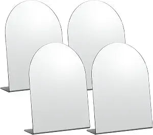 Colingmill 4 Pcs Table Top Mirrors, Table Mirrors on Stand with Arch