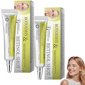Botoxmix & Vita-A Retinol Shot Wrinkle-Lift Tightening Cream 2 Pack, Anti Wrinkle, Pore Minimizer, Fine Lines, All Skin