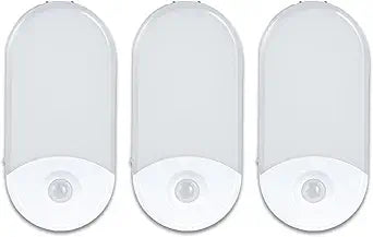 Camelion 4-in-1 Power Failure Night Light,Flashlight,Motion Sensing, 3-Pack