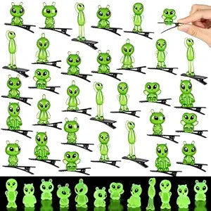 32Pcs Sprouts Rave Alien Hair Clips