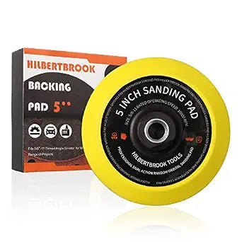 5 Inch Hook and Loop Backing Pad 5 Inch Backing Plate with 5/8-11 Threads Sanding Pad Angle Grinder Accessories Sanding Buffing Polishing,1 Pack