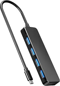 Eanetf 4-Port USB C Hub USB 3.0 Splitter for Mac iPad Dell