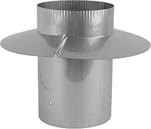 Wind Cap Adapter Stainless Steel 8 inch