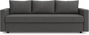 Friheten Couch Cover Repalcement for IKEA Friheten Cover,Friheten Sleeper Sofa Cover, Friheten Slipcover Only!(Daily Dark Grey)
