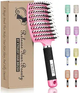 Detangling Brush for Women & Kids, Wet & Dry Hair, All Hair Types