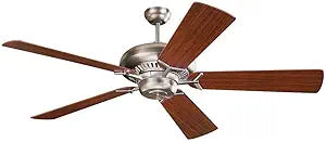 Monte Carlo 5GP60BS, Grand Prix, 60" Ceiling Fan, Brushed Steel