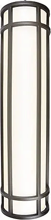 Ultralux 24 Inch Outdoor Wall Sconce, 1200 Lumens Contemporary Integrated LED Porch & Patio Lights, 3000K Wet Location Approved Wall Sconce, Non-Corrosive Oil Rubbed Bronze Exterior Light Fixture