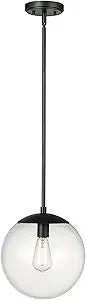 ML Lighting Avell 1-Light Pendant Light Matte Black