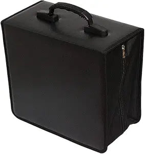 Disc CD DVD Bluray Storage Holder Solution Binder Sleeves Carrying Case((400 Capacity))
