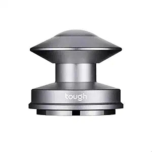 Espresso Tamper 58.5mm,Calibrated Spring Loaded Coffee Tamper Tool with Flat Base & UFO Design, Fits 58mm Portafilters, Coffee Accessories, Matte Silver