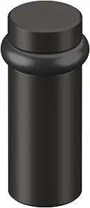 DELTANA Round Universal Floor Bumper 3", Solid Brass (Oil-Rubbed Bronze)