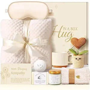 Sympathy Gift Baskets Sympathy Gifts for Loss of Loved One Mother Father Husband Mom Dad, Memorial Condolences Grief Bereavement Gift Ideas for Loss, Miscarriage Gifts for Mothers Women Care Package