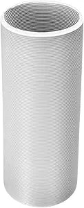 LLBB 118 Inch Air Conditioner Exhaust Hose Tube Steel Wire Fits Air Conditioner 6 Inch Diameter Vent Hose, White