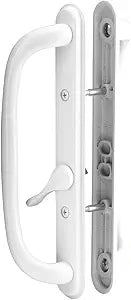 Prime-Line C 1288 White Diecast Sliding Door Handle Set with 10 In. Pull (Single Pack)