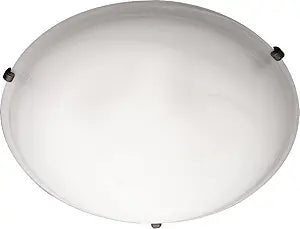 Maxim Lighting Malibu 3-Light Flush Mount | Rubbed Bronze Finish | Transitional Indoor Light Fixture | Ideal for Bedrooms, Hallways & Entryways | Dimmable | Home Decor Ceiling Fixture | 2681MROI