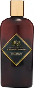 Brown Sugar Babe Sugar Plum Body Oil, Nourishing Scented Oil for Women with Maple and Raspberry Perfume Oils, Skin Care, Paraben Free, Perfume Body-Oil, Made in USA