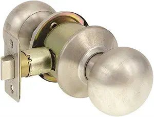 GIDDS-U015519 Us Lock 2020 Series Passage Knobset Adjustable Backset Plymouth Knob Brushed Stainless Steel - U015519,