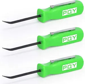 Mini Pocket Pry Bar with Pocket Clip 4.5" Length 3pcs (Green)