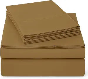 Twin Size Sheet Set - 4 Piece Set - Hotel Luxury Bed Sheet