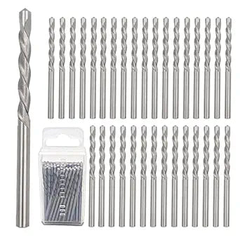 35 Pieces Drywall Cutting Tools 5/32 Inch Guide Point Cutting Bits,HSS65 Drill Bits, Cutting Drywall, Used for with Spiral Saw and Power Tools