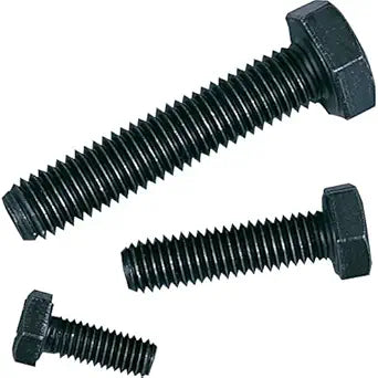 M24-3.0 x 60mm Hex Head Cap Screws, Steel Metric Class 10.9, Plain Finish (Quantity: 10 pcs) - Coarse Thread Metric, Fully Threaded, Length: 60mm Metric, Thread Size: M24 Metric