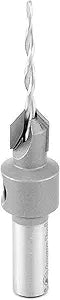 Amana Tool Carbide Tipped 82 Degree Countersink Tapered Drill Bit, 55600, 4 Screw, 3/8 Dia x 3/32 Drill Dia x 5/16 Round Shank