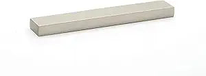 Alno A440-8-SN Tempo 8 Inch Center to Center Rectangular Cabinet Pull