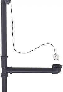 ECLTDSN Leg Tub Drain, Satin Nickel