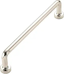 khtumeware 10 Pack Polished Nickel Cabinet Pulls 5 Inch(128mm) Hole Centers Cabinet Handles Kitchen Hardware Straight Bar for Cabinets and Drawer Pulls