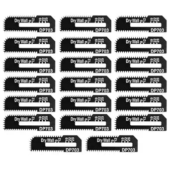 Compatible 20 Pack Drywall Cut-Out Saw Blades Carbon Steel Oscillating Saw Blades for Drywall, Plasterboard & Wood, Rotary Cutting Tool Replacement Blades