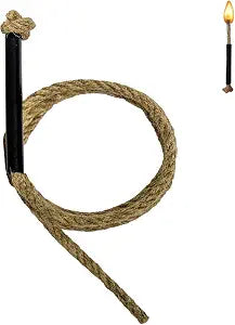 Tinder Fire Starter (40inch Long) Waterproof Wax Wick Tube Accessory with Aluminum Sleeve for Outdoor Camping, Hiking, Trekking, Backpacking