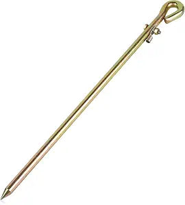 MOKIKUBA- Portable Ground Rod - Grounding Pin with Ground Wire Lug | Great for Electric Fences,Antennas,Satellite Dishes,Ground Post Pin,Tie Out Stake (Portable)
