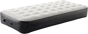 Twin Size Air Mattress with Built in Pump, Inflatable Bed Blow Up Mattress for Camping
