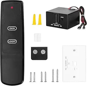 Remote Control For Servo Motor & Latching Solenoid Gas Fireplace Valve,Fit for skytech UN3 SR-1001 CON-TH MRCK,Fit for realfyre VR-1A,Fit for rasmussen SR-2R RPK3E SE, and more Flame Adjustment